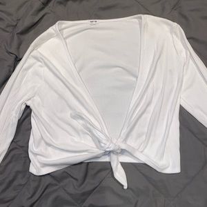 Ribbed long sleeved top